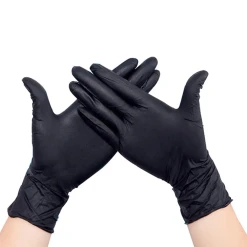 LUVA DE PROCEDIMENTO NITRILO BLACK COM PÓ UNIGLOVES CA40814
