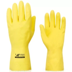 Luva Latex Natural Verniz Silver Amarelo Ca16312/Ca 45558 Volk 105103801