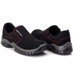 Sapato Preto Rima Vermelha W010021S2 Ca31090