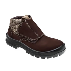 Botina C/ Velcro B/Plast. Nobuck Cafe New Prime Marluvas 700319 50B26Cbvelbp