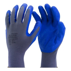 Luva De Algodão Com Latex Ss1005 Ca32035 Super Safety